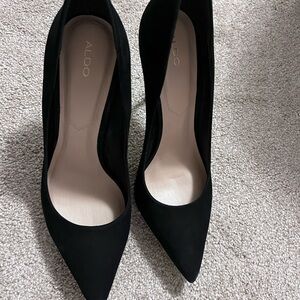 ALDO Black Pointed Toe High Heel Pumps
